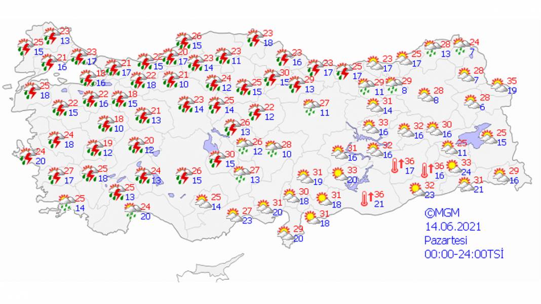 Pek çok il için sarı ve turuncu uyarı: Dolu, fırtına, şiddetli yağış hepsi birden geliyor 9